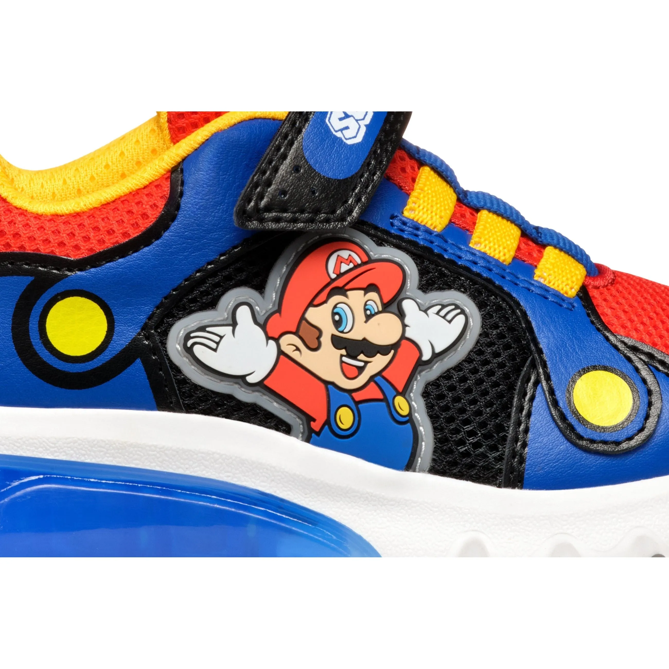 GEOX Ciberdron - Kids Super Mario Light-Up Velcro Trainer