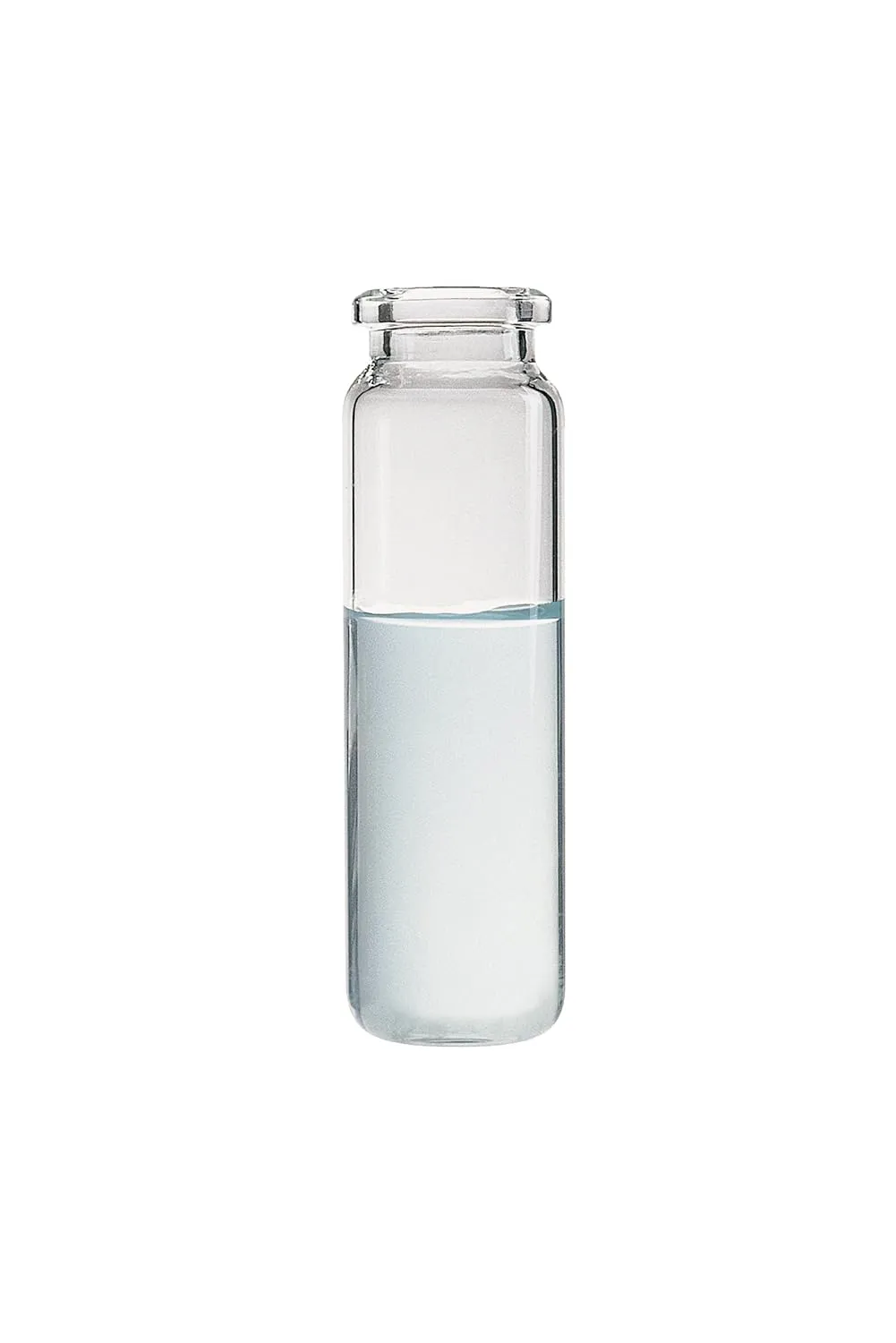 Glass Round Bottom Headspace Vial, 21ml Capacity, 23mm I.D. x 76mm H (Case of 1000)