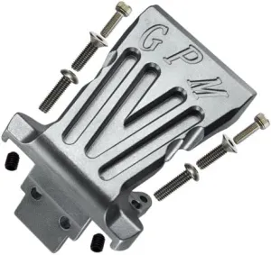 GPM for Losi 1/10 Baja Rey 4WD Desert Truck (LOS03008) Upgrade Parts Aluminum Front Bumper Mount - 1 Set Silver
