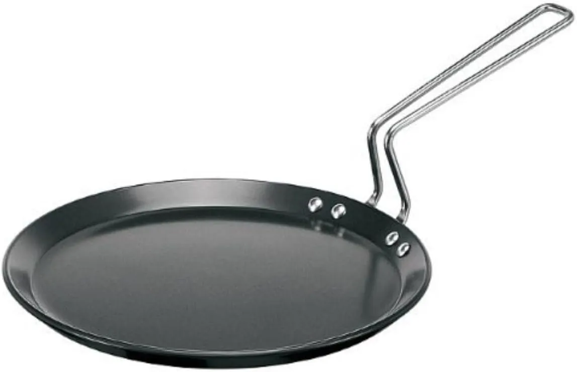 Hawkins Futura Hard Anodised Flat Tava 26 cm, 4.88 mm (Black)