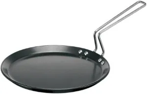 Hawkins Futura Hard Anodised Flat Tava 26 cm, 4.88 mm (Black)