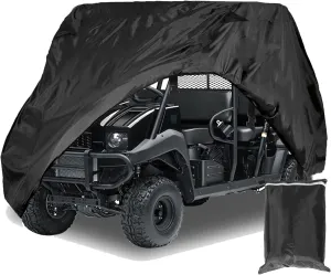 Heavy Duty 2 Seater 300D Oxford Cloth UTV Cover Replacement for Mule Arctic Cat/Textron Size 128.5 x 58.5 x 78.1 Inches