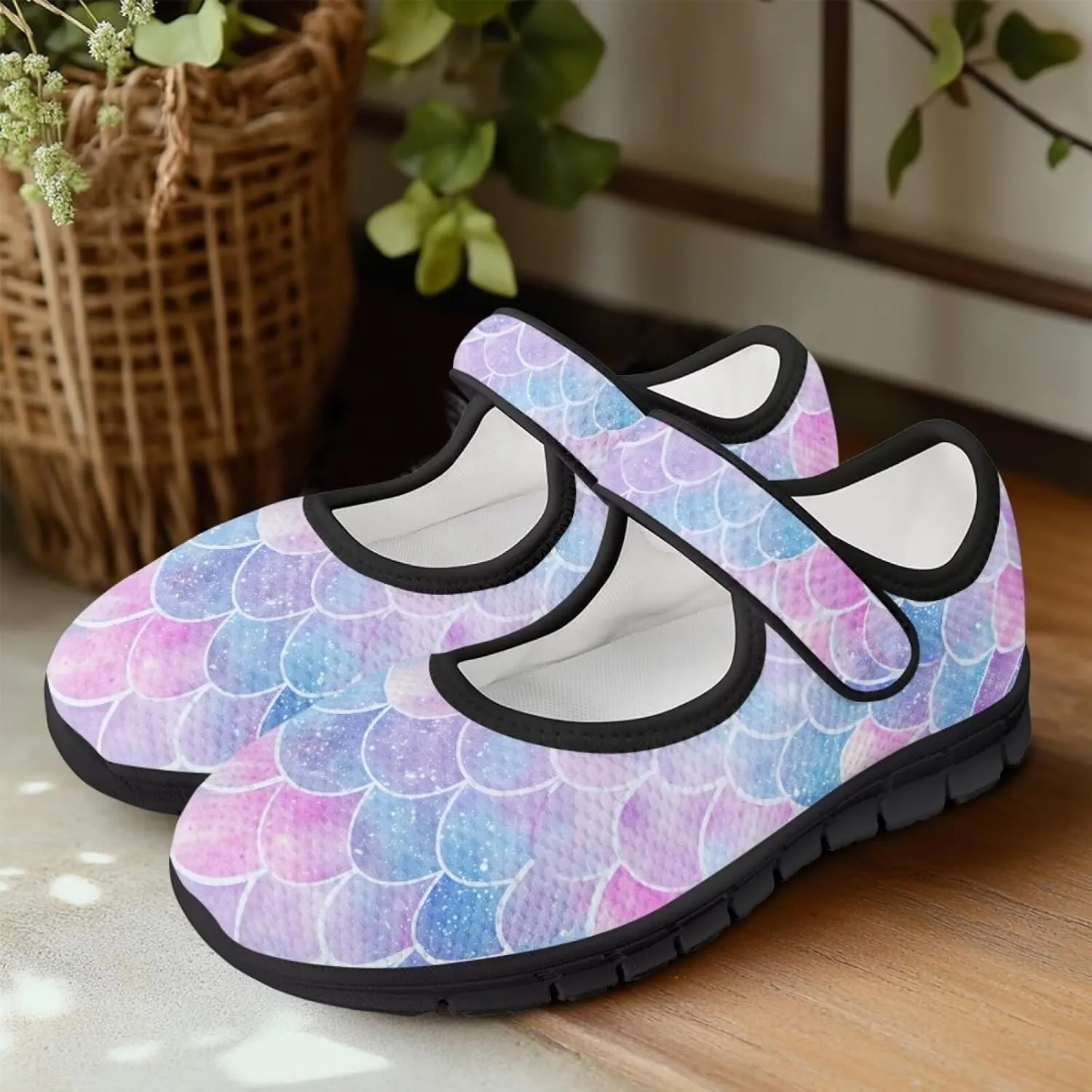 Howilath Heart Love Women's Ballet Flats Round Toe Mary Janes Casual Flats Shoes Ballerina Shoes for Party Wedding Work