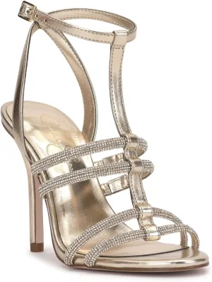 Jessica Simpson Womens Satin Adjustable Pumps