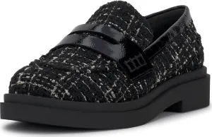 Jessica Simpson Women's Xuris Loafer Flat, Black, 5