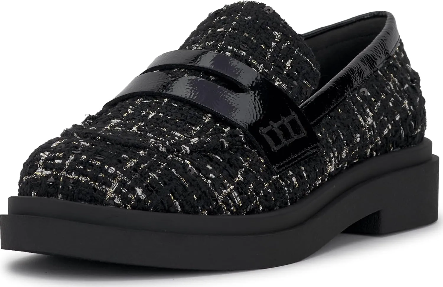 Jessica Simpson Women's Xuris Loafer Flat, Black, 5