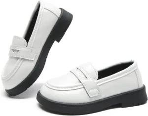 Kids Oxford Shoes Girl’s Boy’s Dress Shoes Lace-Up School Uniform Shoes Loafer Flats