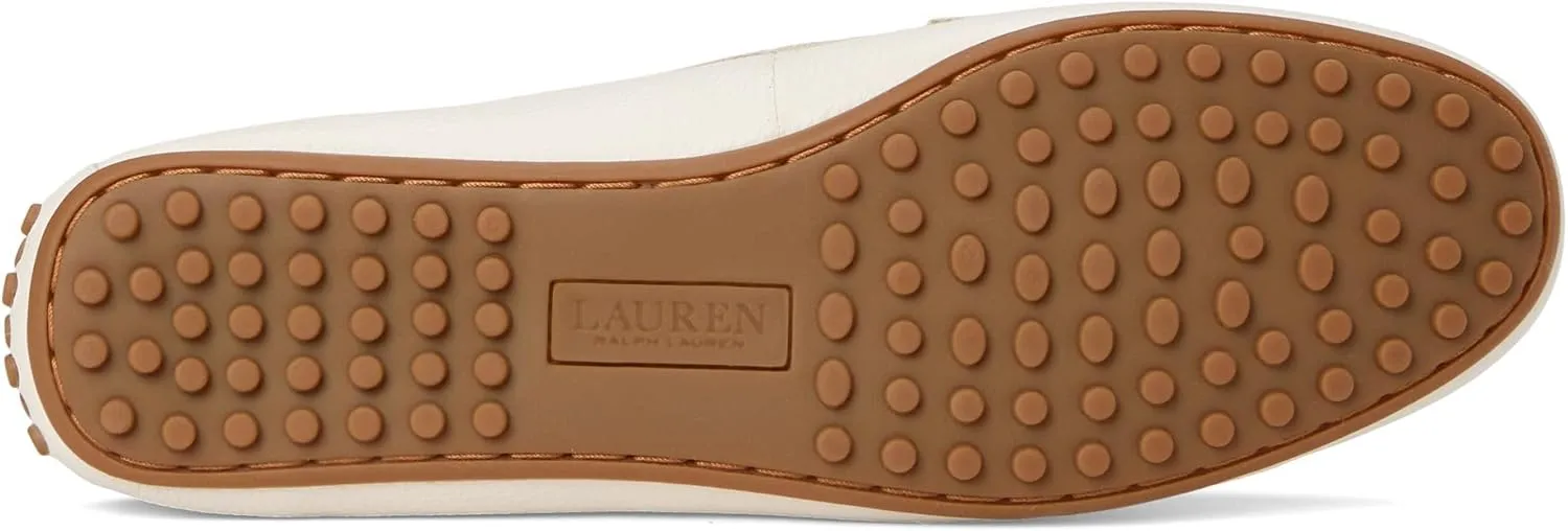 Lauren Ralph Lauren Women's Barnsbury Pebbled Leather Driver Loafer Flat