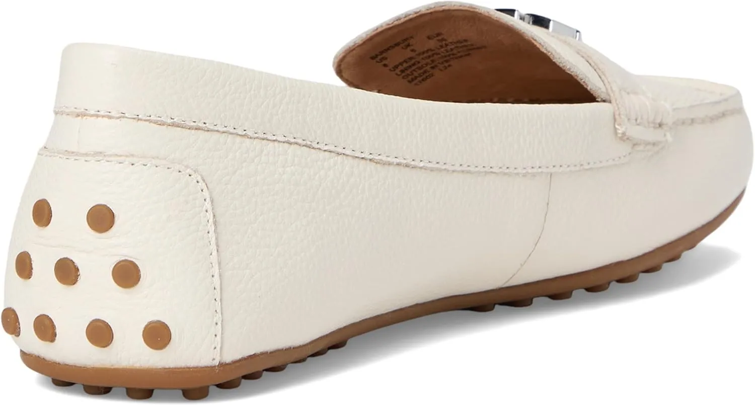Lauren Ralph Lauren Women's Barnsbury Pebbled Leather Driver Loafer Flat