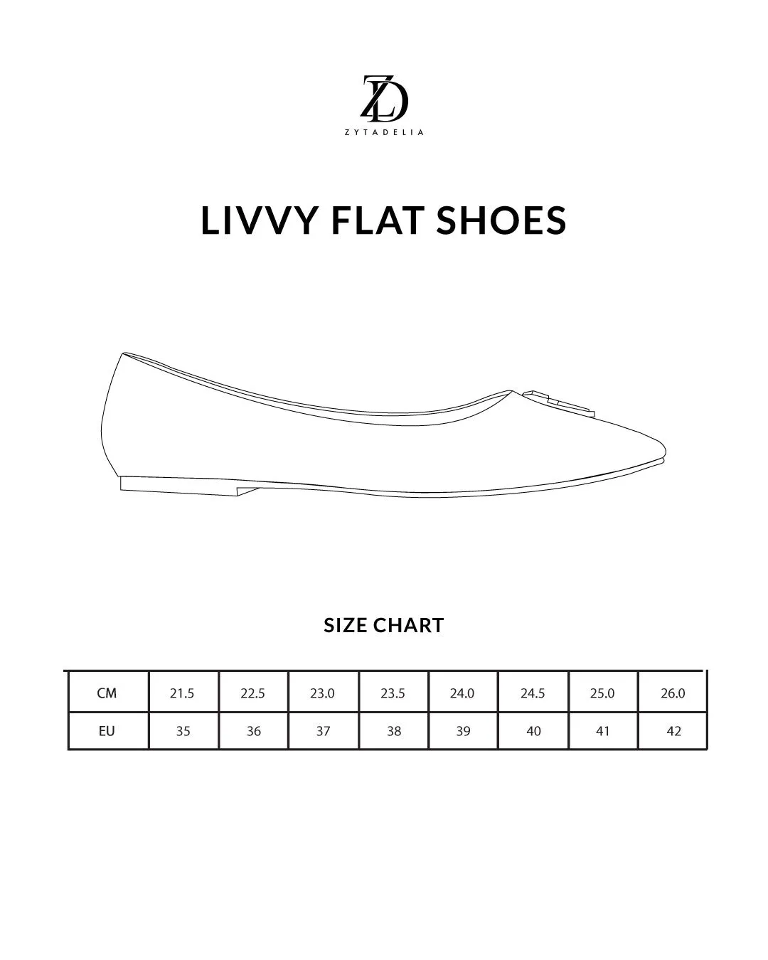 Livvy Flat Shoes - Black