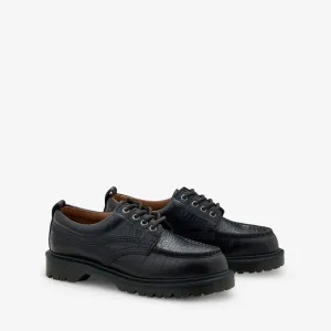 Lowell Dark Brown Aniline Croc Emboss
