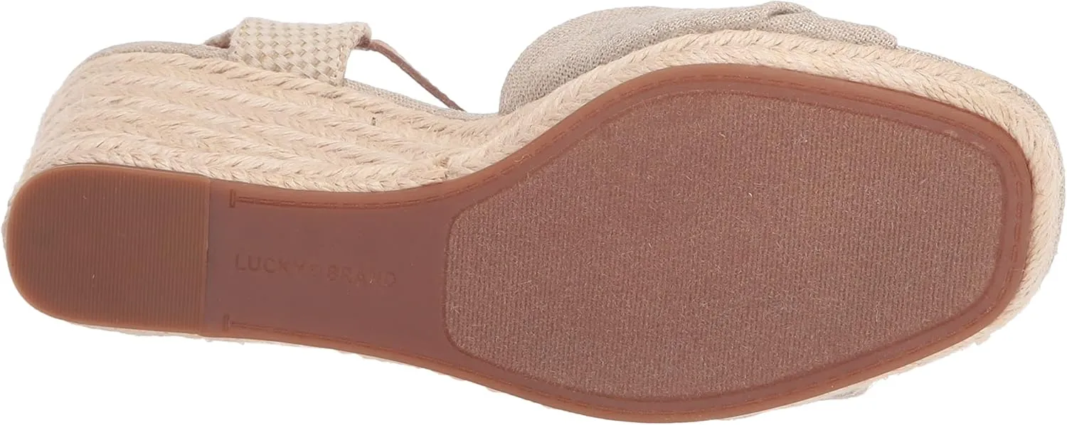 Lucky Brand Women's Macrimay Espadrille Wedge Sandal