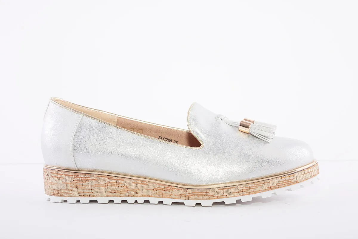 LUNAR - FLC250 Nemesis Tassel Flatform Silver