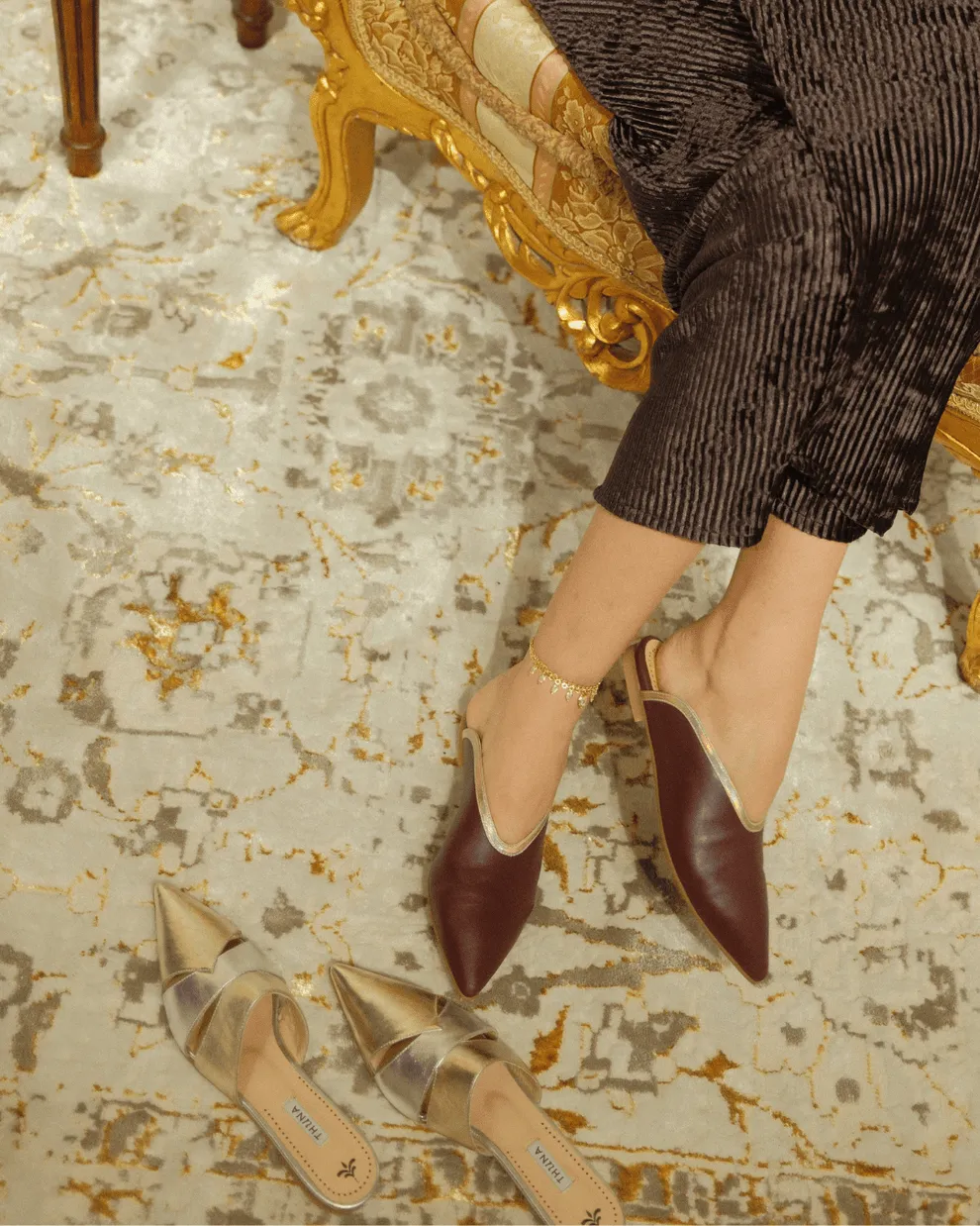 MAIVE BORDEAUX MULE
