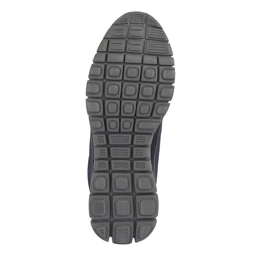 Navy Textile Mesh Slip on Trainer MJT875C