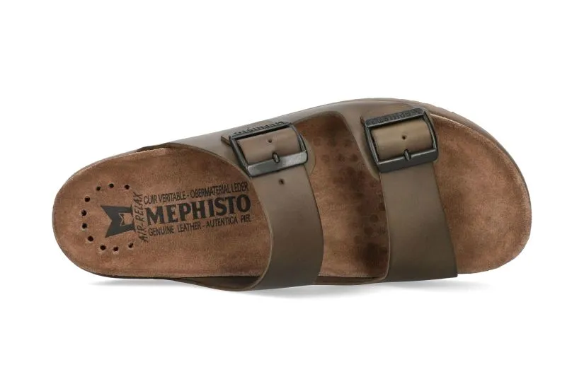 'Nerio' men's slide sandal - green