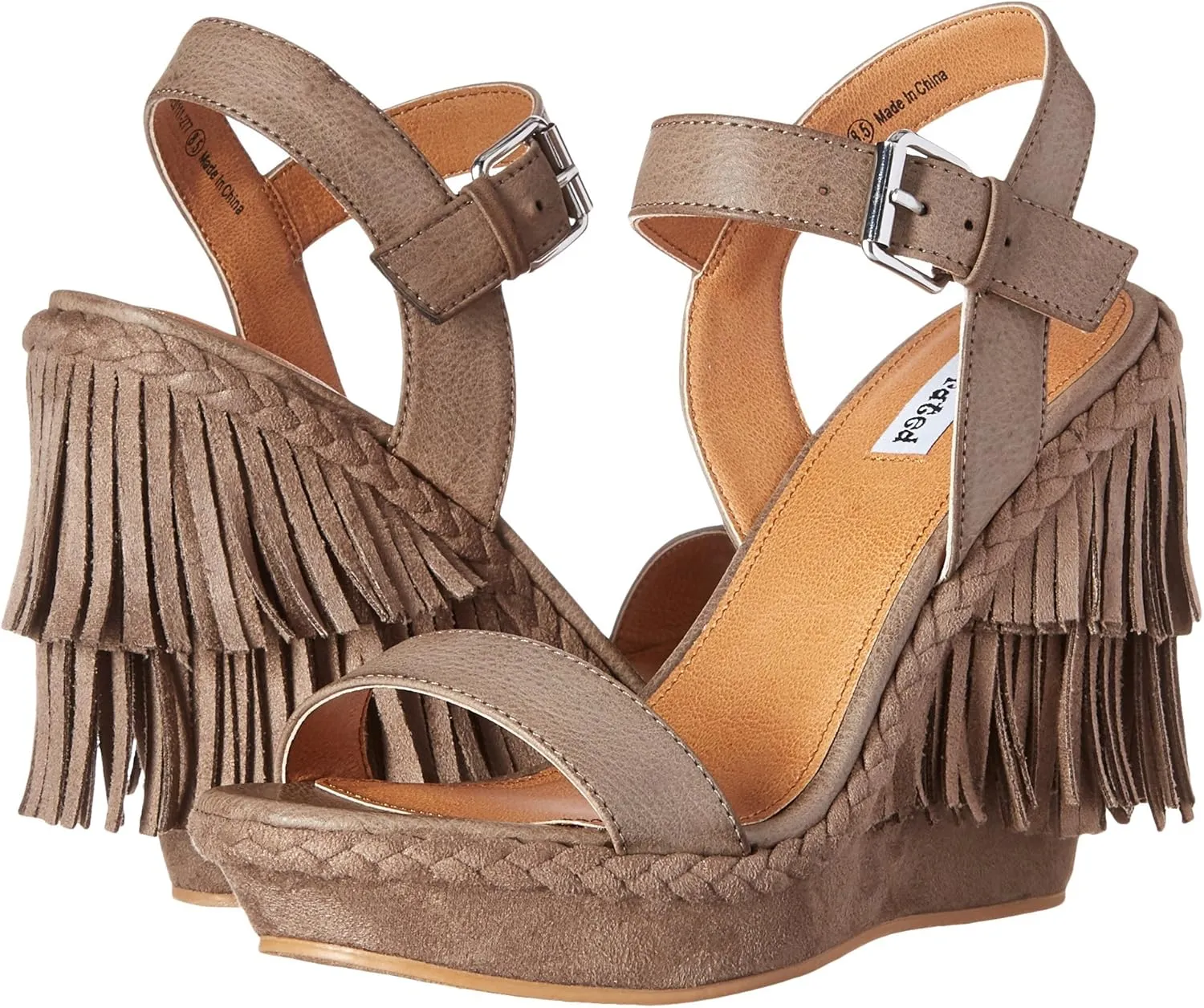 Not Rated Women's Roaring Ruby Wedge Sandal