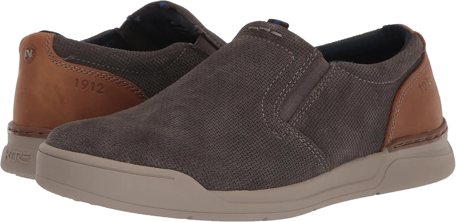 Nunn Bush Men's Tour 2.0 Plain Toe Slip-on Loafer with Kore Comfort Technology