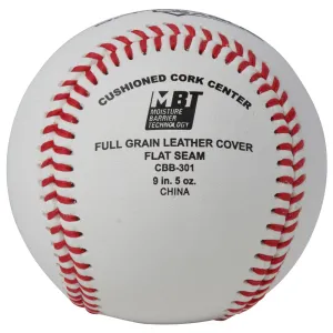 Official League - Double Cushion Cork Core - Full Grain Leather Cover - Flat Seam