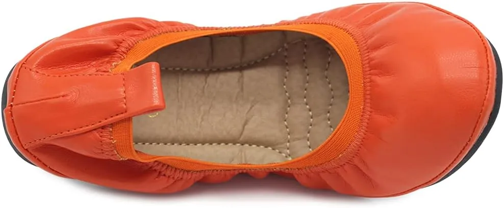 Ollio Women's Shoe Collar Shoe Pull Tab Comfort Ballet Flat
