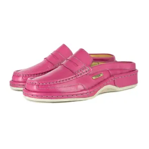 OMOM388 : Leather Mule in Aurora Soft Saddle Leather