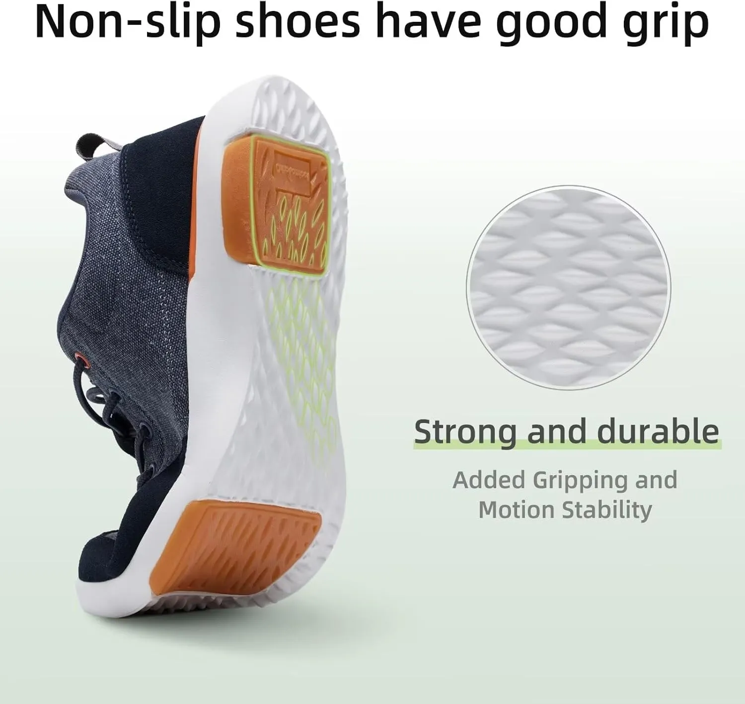 OrthoComfoot Men's Orthopedic Walking Shoes with Arch Support: Comfortable Cushioned Shoes for Plantar Fasciitis Relief, Breathable Orthotic Fashion Sneakers for Foot and Heel Pain