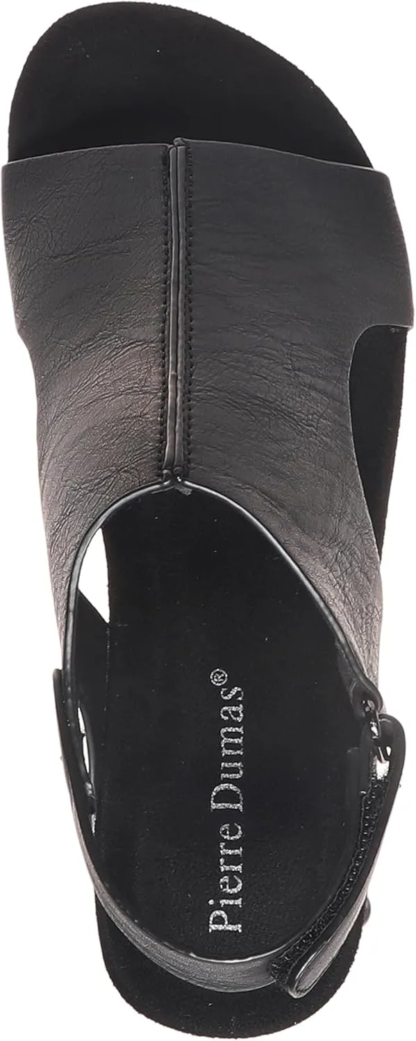 Pierre Dumas Women's Chantal-25 Wedge Platform Backstrap Sandal for Women