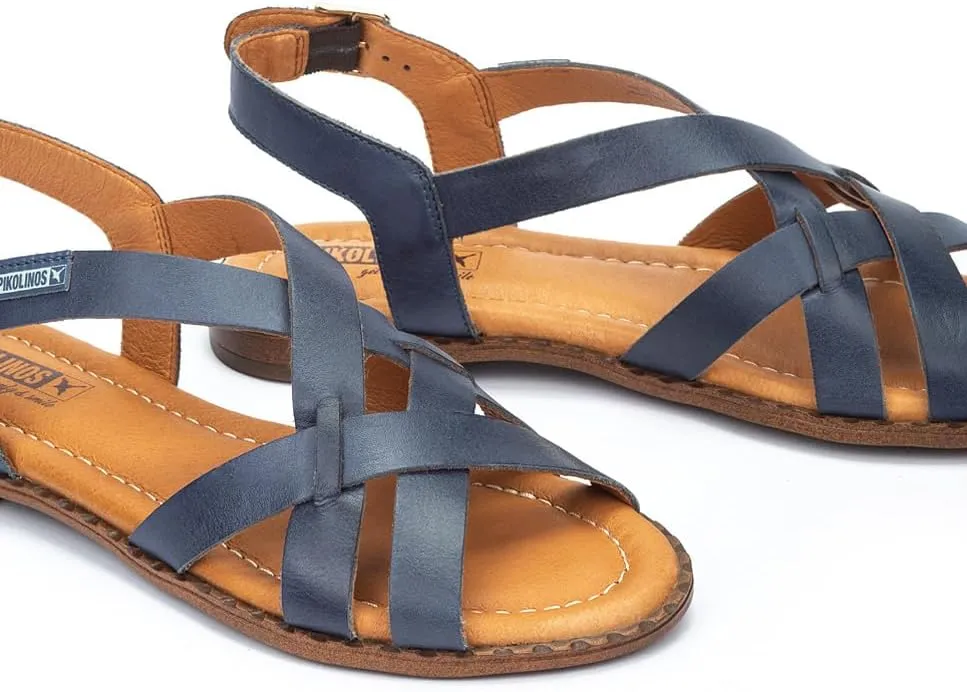 PIKOLINOS Flat Sandals Leather Algar for Woman