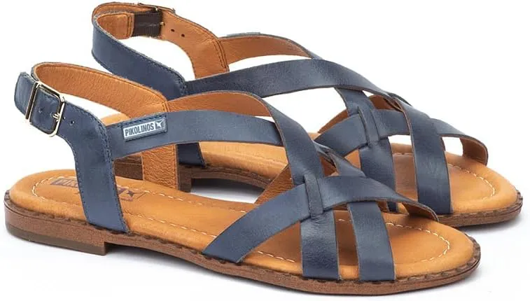 PIKOLINOS Flat Sandals Leather Algar for Woman