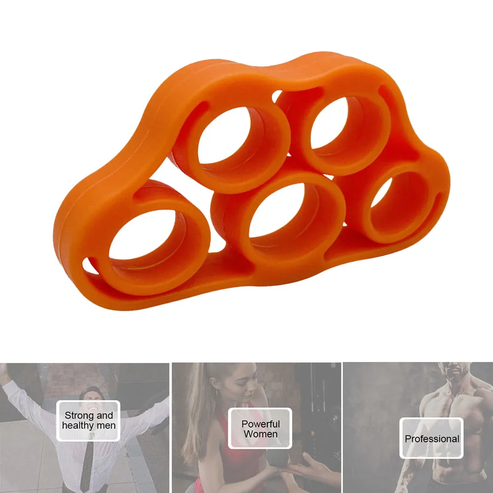 Premium Silicone Wrist Stretcher & Finger Gripper Expander - 5-Finger Carpal Strength Trainer for Hand, Grip & Injury Recovery - Ideal for Gym, Muscle Relaxation, and Fitness Training - Portable & Easy to Use