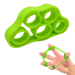 Premium Silicone Wrist Stretcher & Finger Gripper Expander - 5-Finger Carpal Strength Trainer for Hand, Grip & Injury Recovery - Ideal for Gym, Muscle Relaxation, and Fitness Training - Portable & Easy to Use