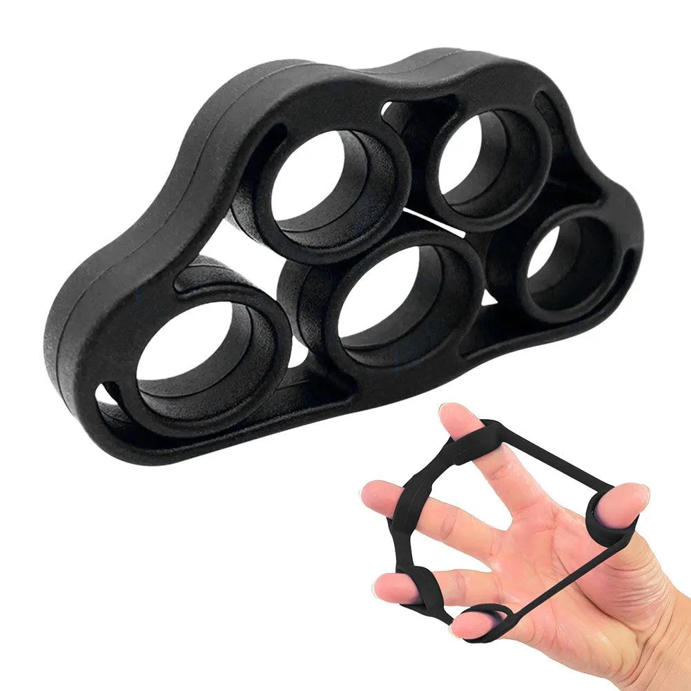 Premium Silicone Wrist Stretcher & Finger Gripper Expander - 5-Finger Carpal Strength Trainer for Hand, Grip & Injury Recovery - Ideal for Gym, Muscle Relaxation, and Fitness Training - Portable & Easy to Use