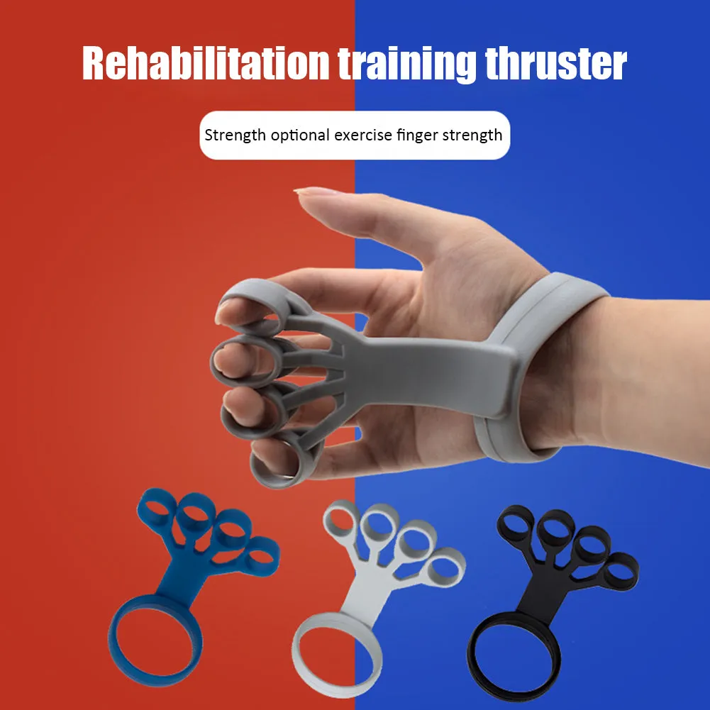 Premium Silicone Wrist Stretcher & Finger Gripper Expander - 5-Finger Carpal Strength Trainer for Hand, Grip & Injury Recovery - Ideal for Gym, Muscle Relaxation, and Fitness Training - Portable & Easy to Use