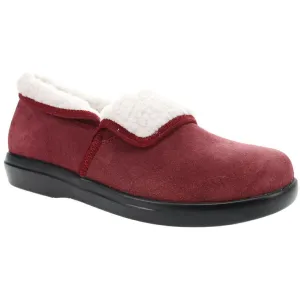 Propet Womens Colbie Leather Slip On Loafer Slippers