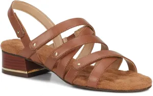 Ros Hommerson Breeze Women's Sandal, 7 B(M) US, Luggage-Tan