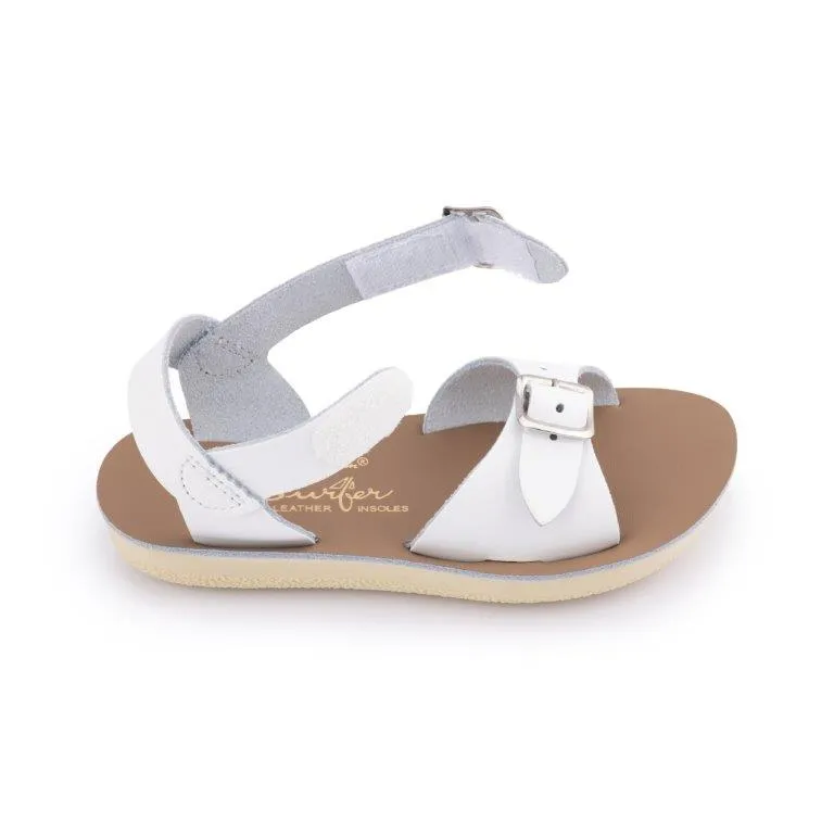 SALT WATER SURFER HOOK AND LOOP - WHITE