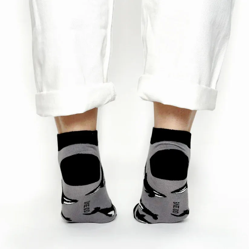 Save the Orcas Bamboo Trainer Socks by Bare Kind