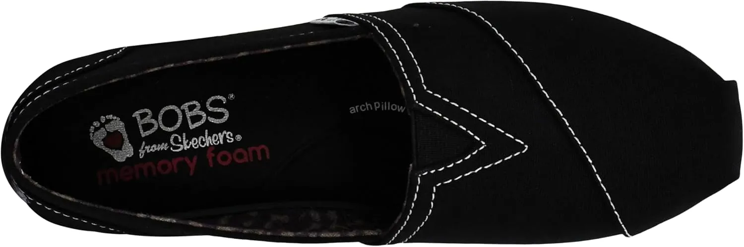 Skechers Women's Bobs Plush-Peace & Love Ballet Flat