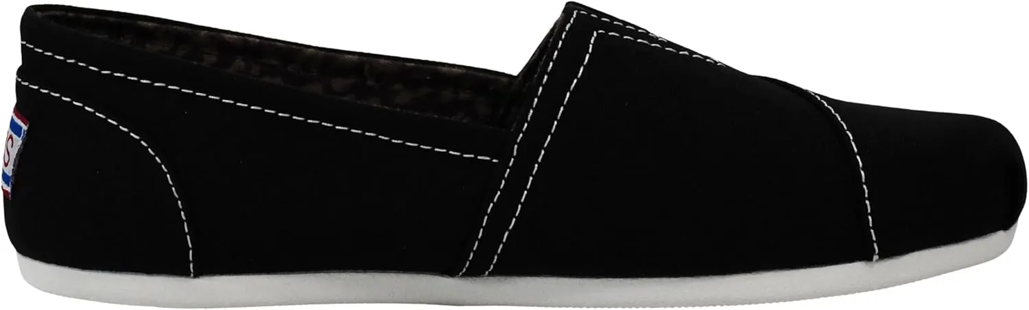 Skechers Women's Bobs Plush-Peace & Love Ballet Flat