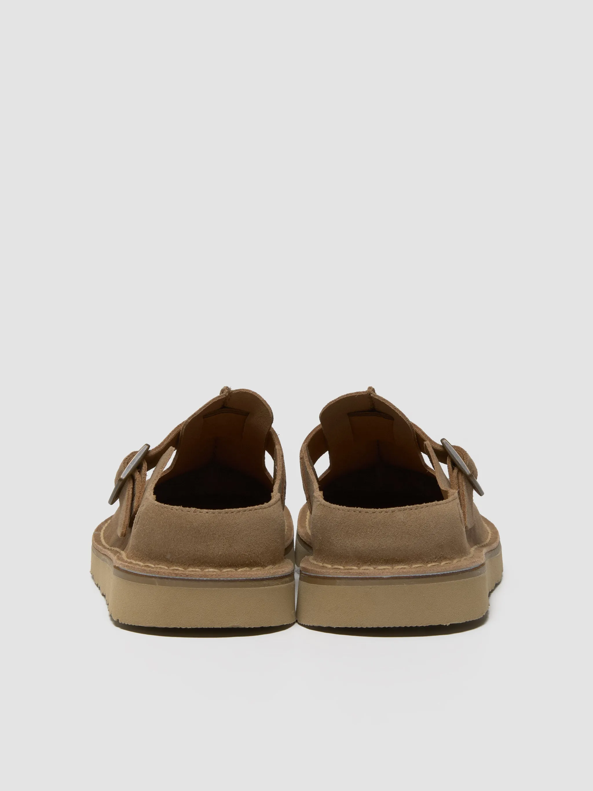 Solsbury Mule Shoes in Dark & Suede