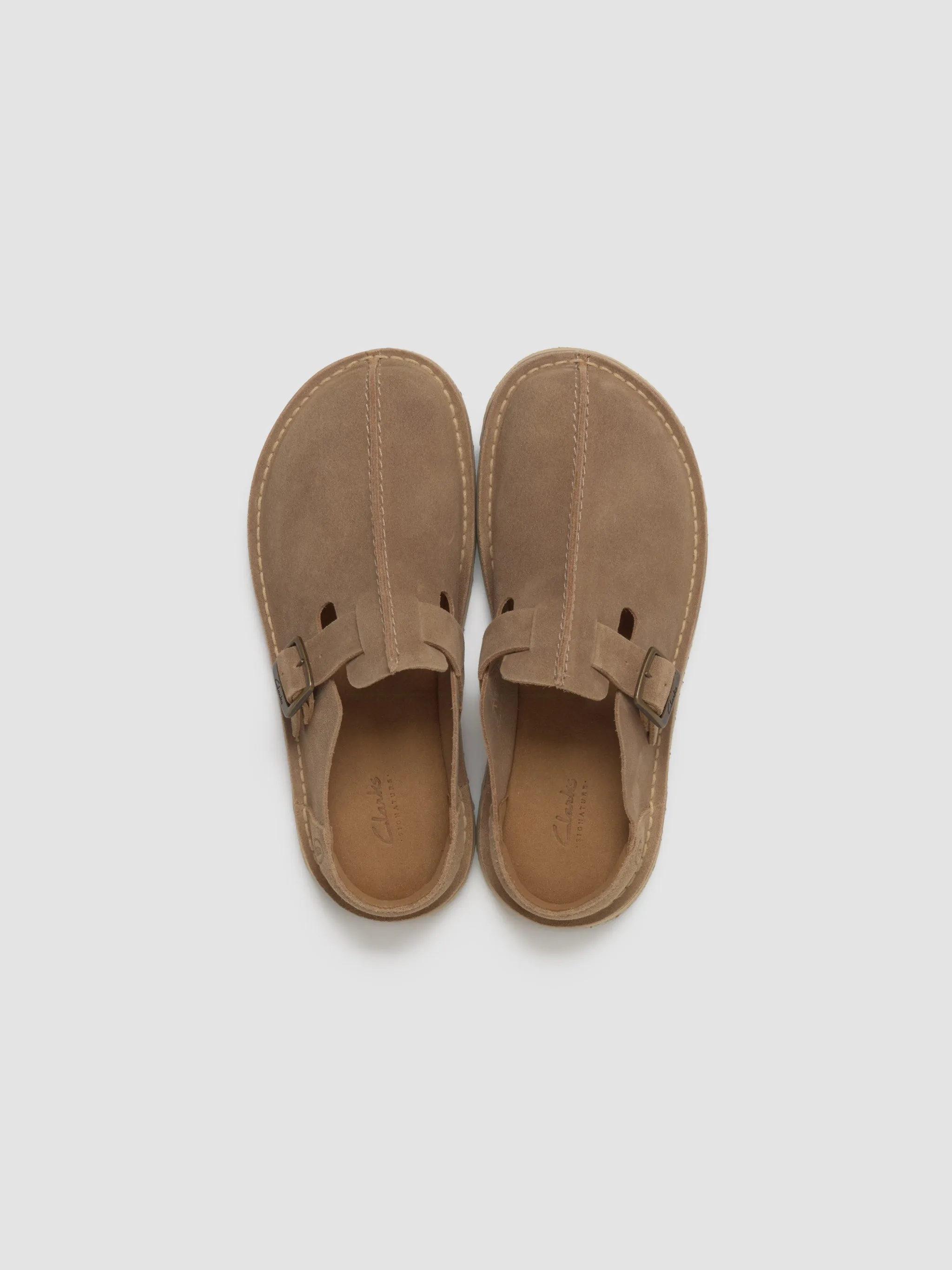 Solsbury Mule Shoes in Dark & Suede