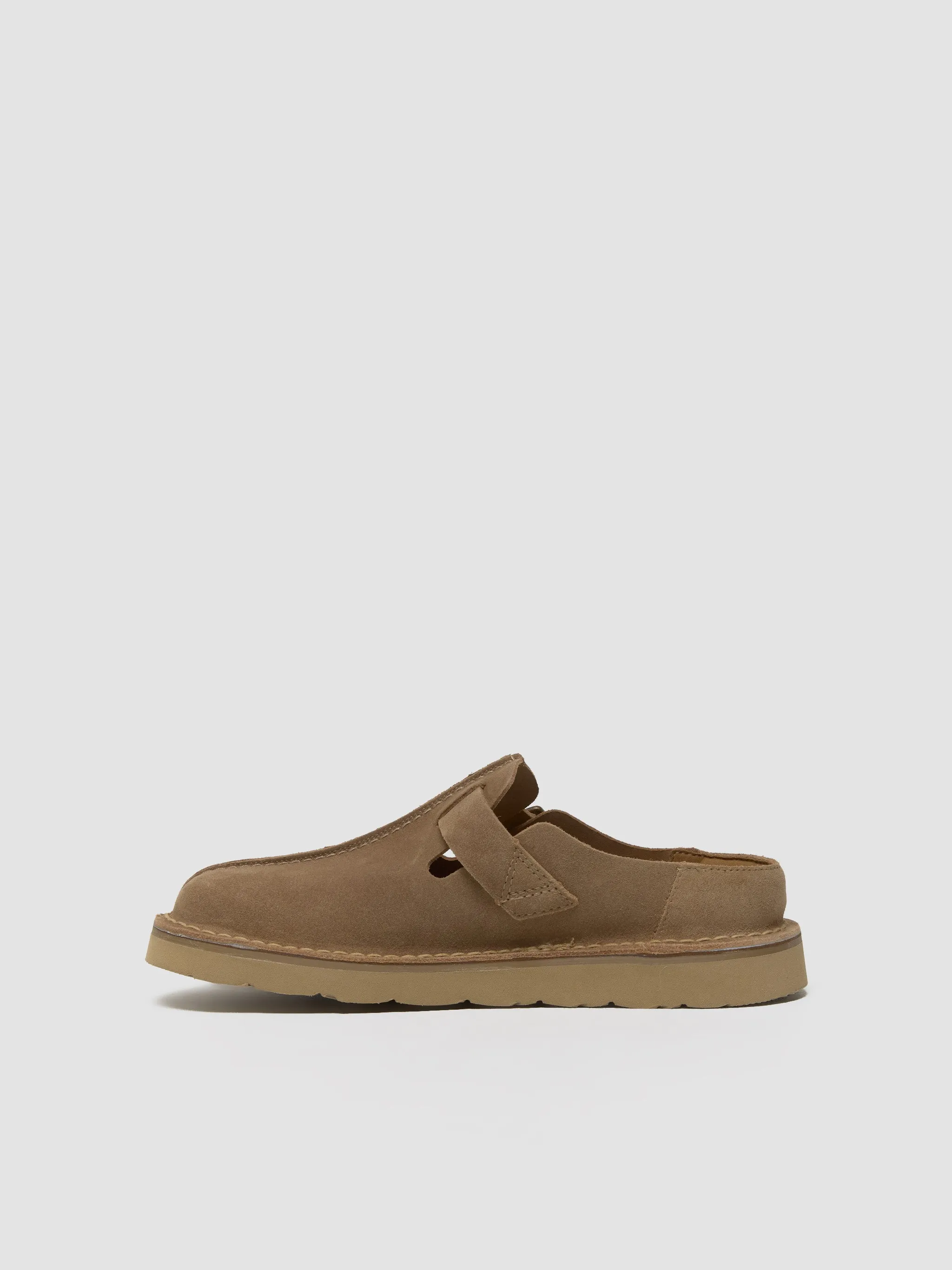 Solsbury Mule Shoes in Dark & Suede