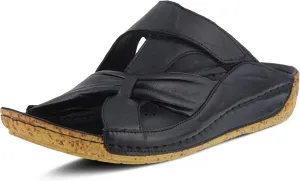 Spring Step Women's Style Gretta Leather Slide Sandal