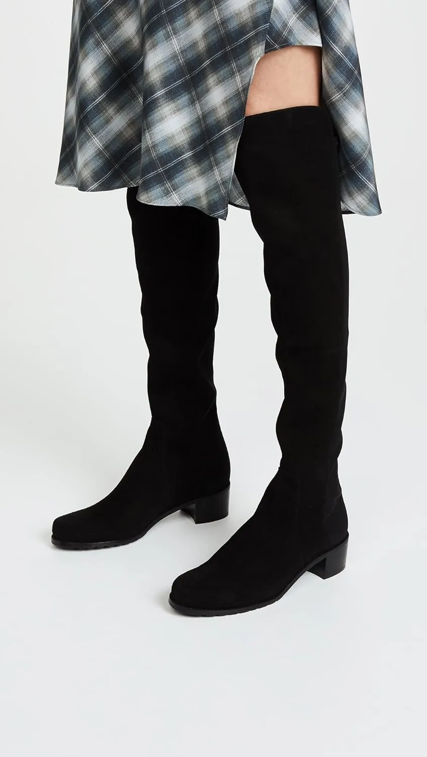 Stuart Weitzman Women's Reserve Stretch Suede Boots