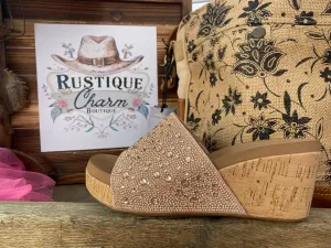 Sunlight Champagne Wedge by Corkys