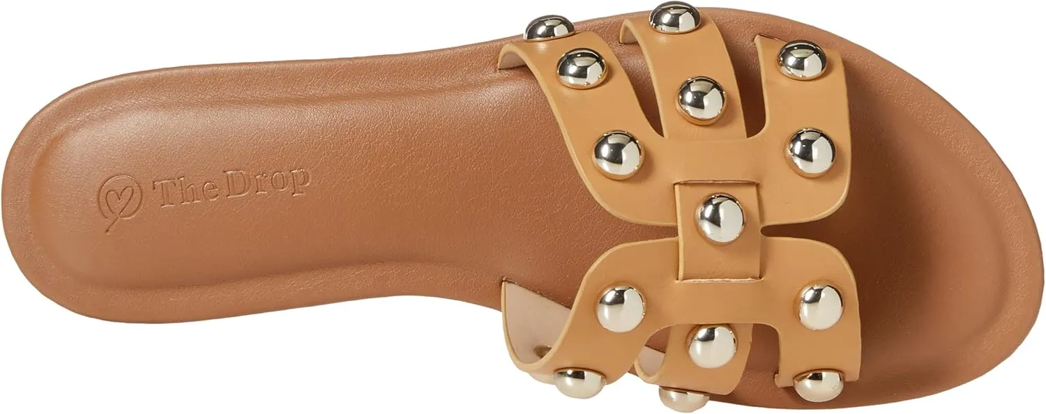 The Drop Women's Monika Flat H-Band Slide Sandal