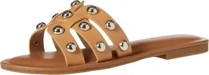The Drop Women's Monika Flat H-Band Slide Sandal