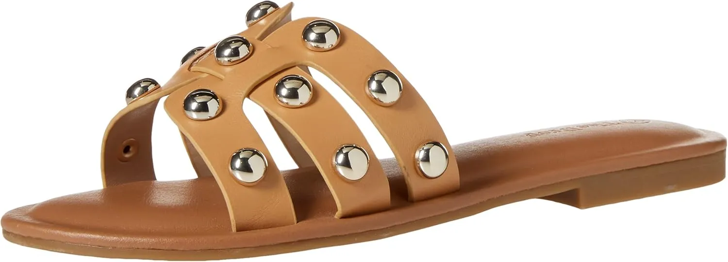 The Drop Women's Monika Flat H-Band Slide Sandal