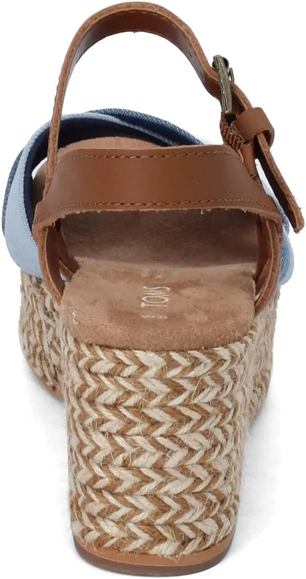 TOMS Women's Willow Wedge Sandal, 9
