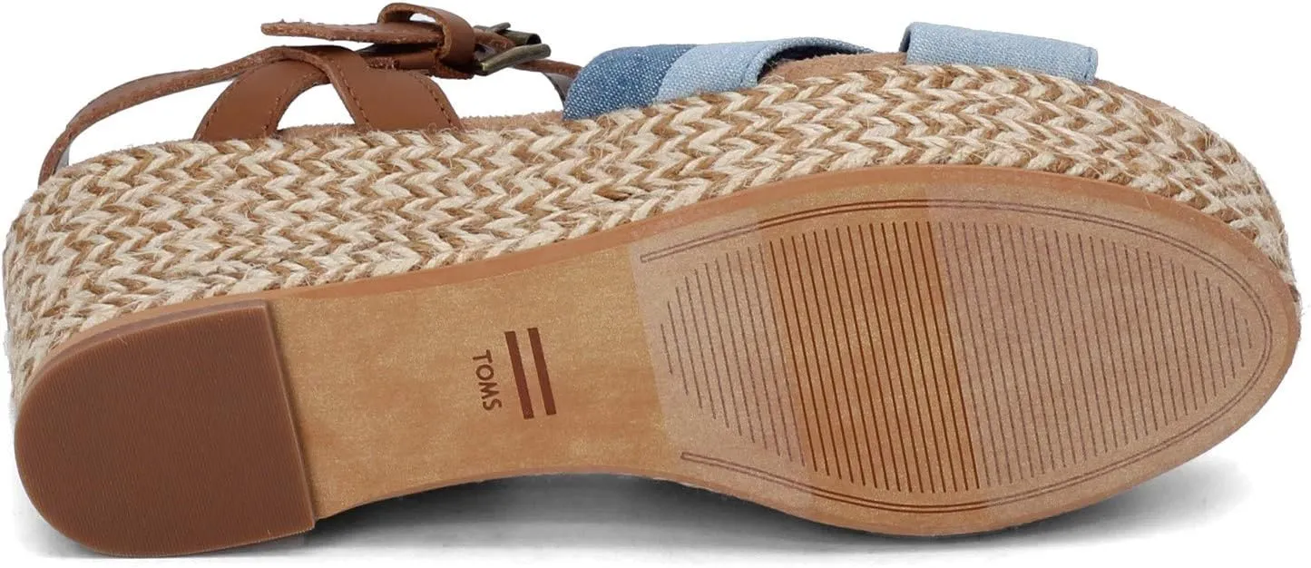 TOMS Women's Willow Wedge Sandal, 9